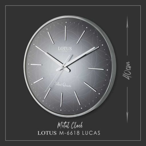ساعت دیواری فلزی مدل LUCAS