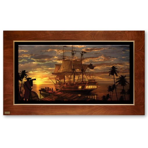 تابلو نقاشی کشتی دزدان دریایی