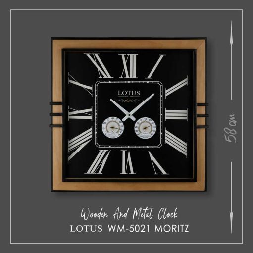 ساعت دیواری چوبی مدل MORITZ