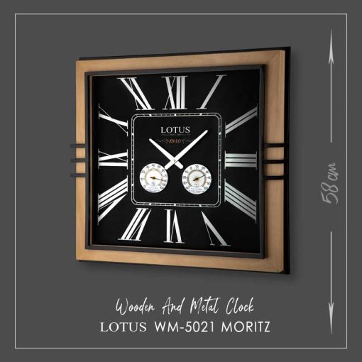 ساعت دیواری چوبی مدل MORITZ