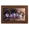 تابلو نقاشی سه اسب وحشی