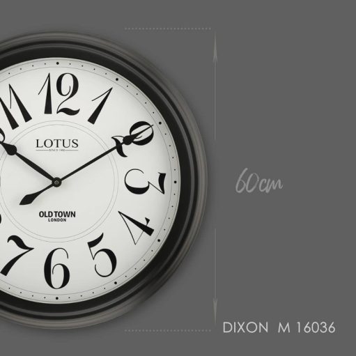 ساعت دیواری فلزی مدل DIXON لوتوس