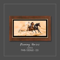 تابلو نقاشی دویدن اسب ها