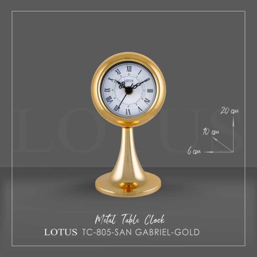 ساعت رومیزی فلزی مدل سن گابریل