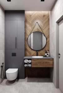 طراحی چوب حمام