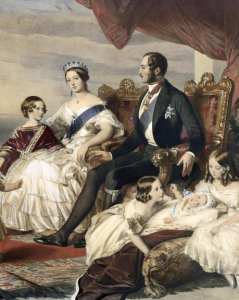 ملکه ویکتوریا با پرنس آلبرت