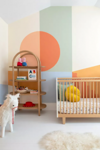 دیزاین اتاق کودک با کاغذ رنگی