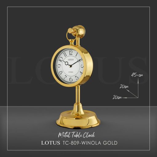 ساعت رومیزی فلزی مدل WINOLA