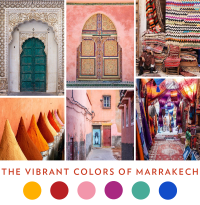 رنگ های پر کاربرد در دکوراسیون مراکشی
