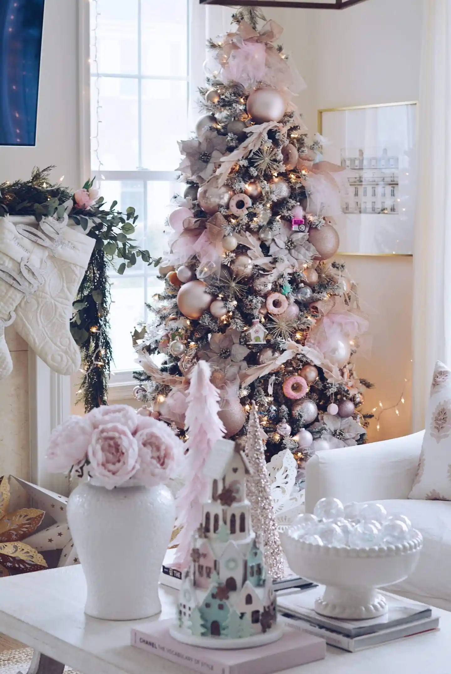 Pink Christmas decoration