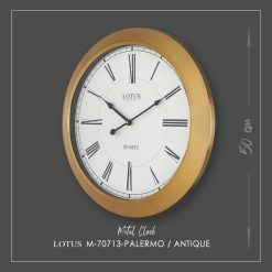 ساعت دیواری فلزی لوتوس پالرمو