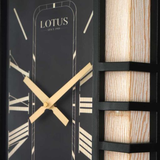 ساعت دیواری چوبی لوتوس مدل ALWIN