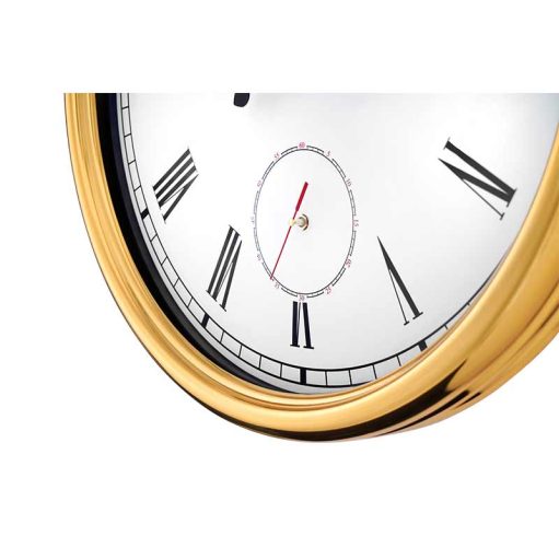 ساعت فلزی دیواری مدل WELLINGTON رنگ طلایی