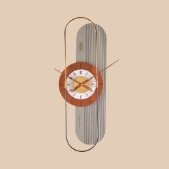 ساعت دیواری لاکوی کد WMC-1505 رنگ طوسی