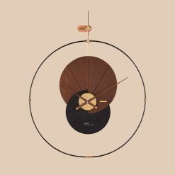 ساعت دیواری لاکوی 15014 قهوه ای مشکی