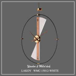 ساعت دیواری لاکوی کد WMC-15012 سفید