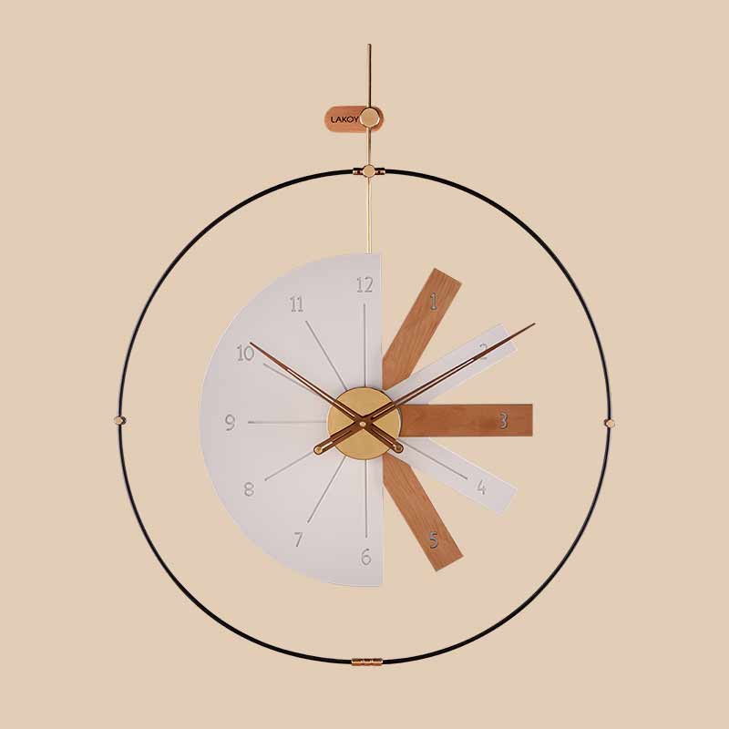 ساعت دیواری لاکوی کد WMC-15013 رنگ سفید