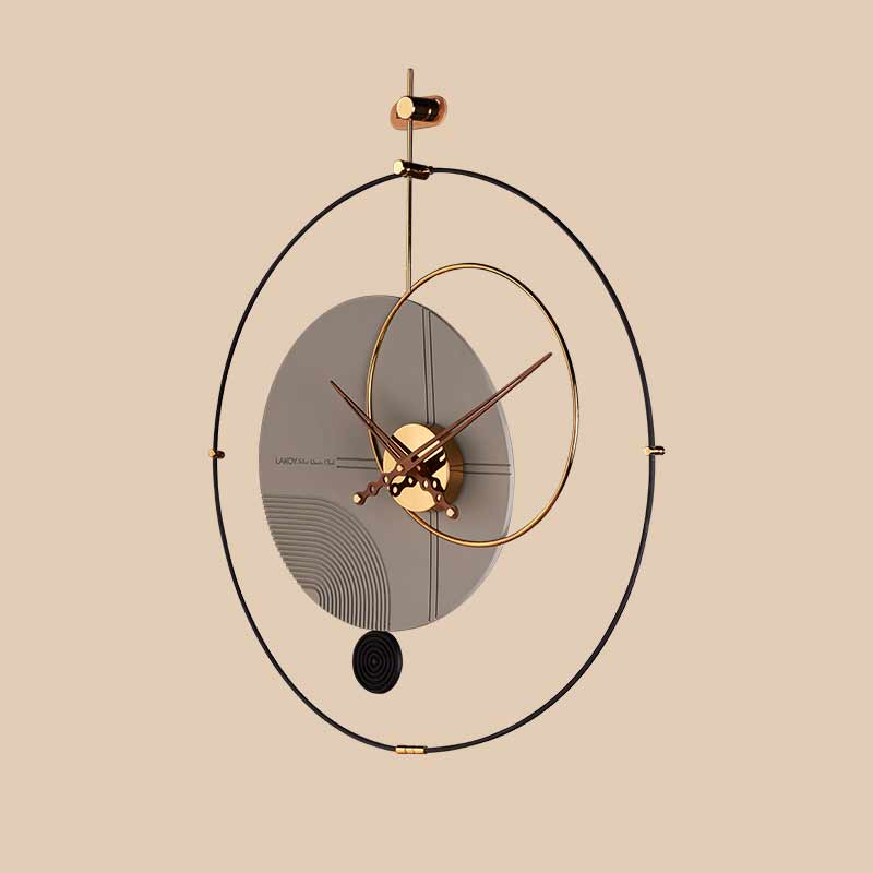 ساعت دیواری لاکوی 15019 رنگ طوسی