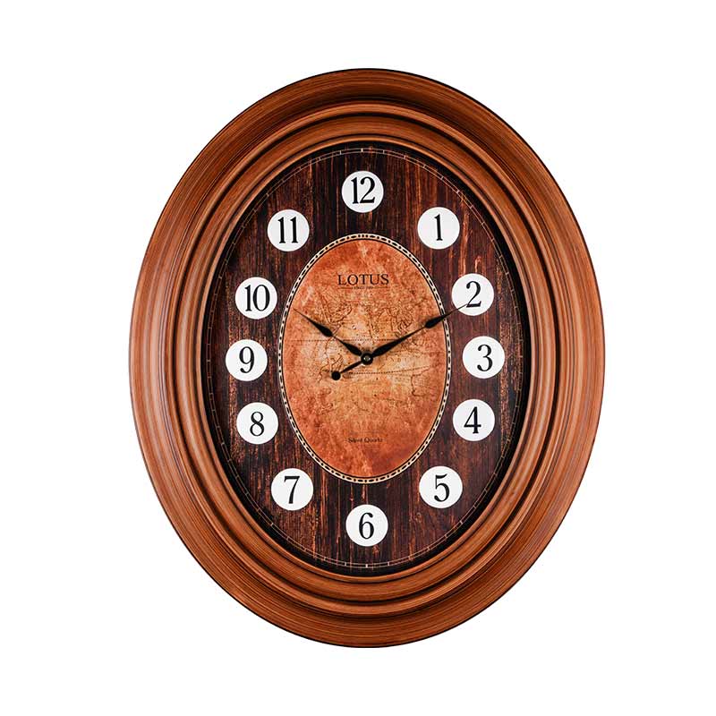 ساعت چوبی دیواری لوتوس کد L- 016