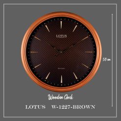 ساعت دیواری کد WD-1227 رنگ BROWN