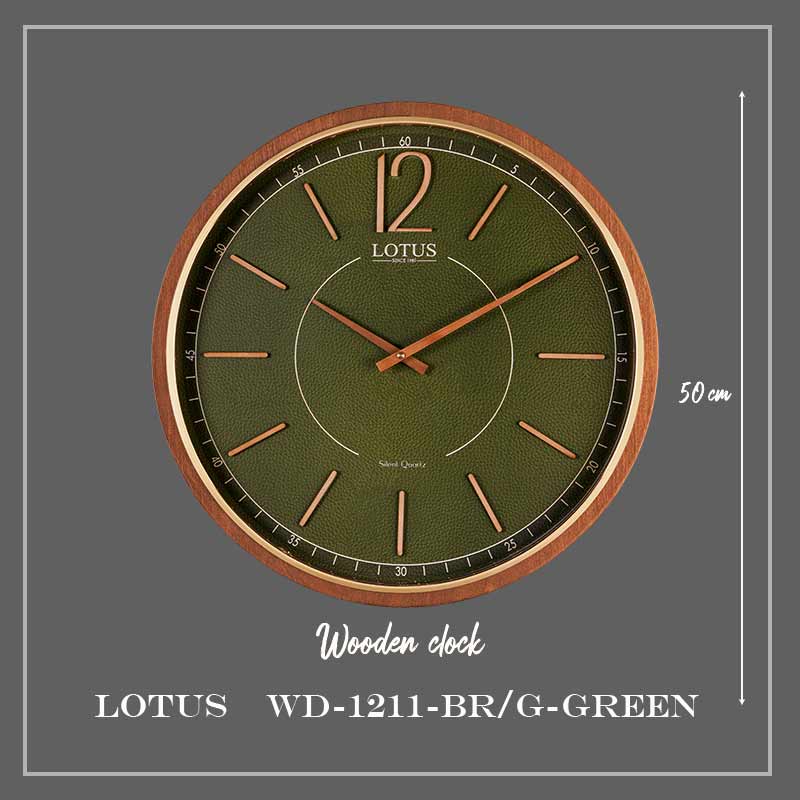 ساعت لوتوس کد WD-1211 رنگ BR/G-GREEN