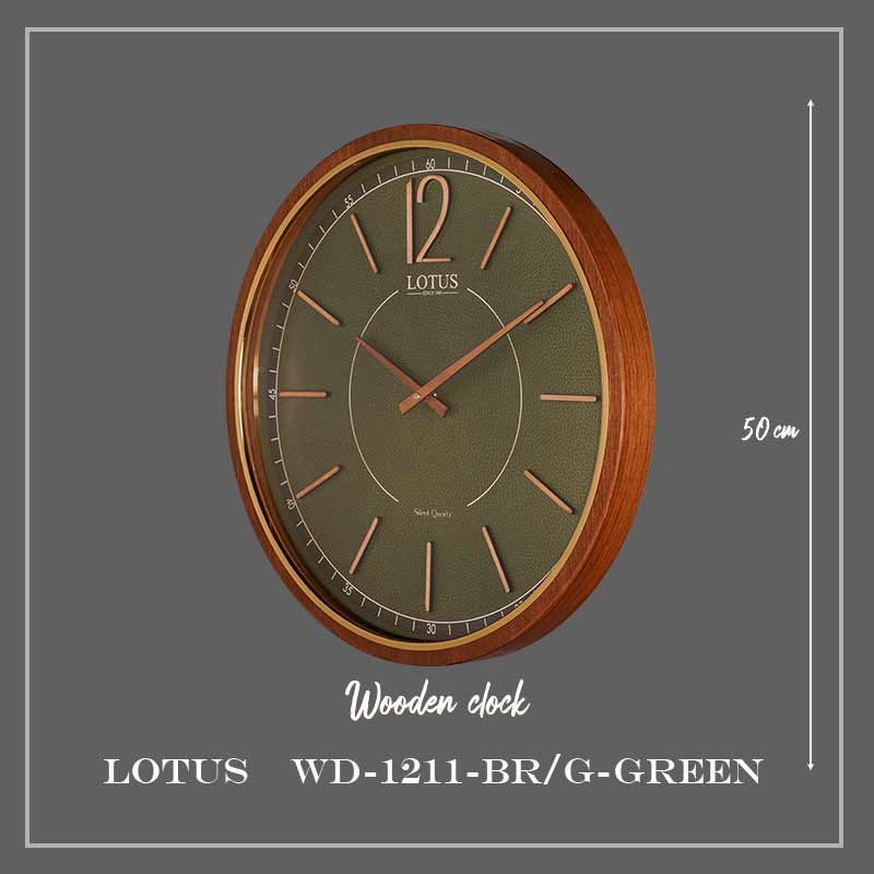 ساعت لوتوس کد WD-1211 رنگ BR/G-GREEN