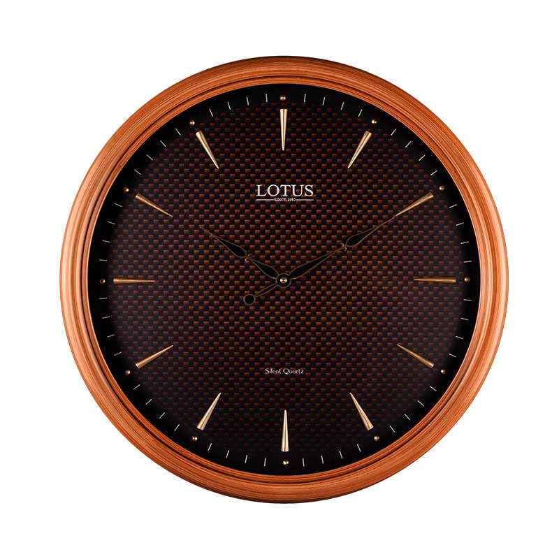 ساعت دیواری لوتوس کد WD-1227 رنگ BROWN - Image 3
