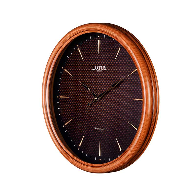ساعت دیواری لوتوس کد WD-1227 رنگ BROWN
