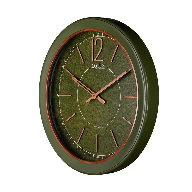 ساعت دیواری لوتوس کد WD-1319 رنگ GREEN