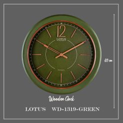 ساعت چوبی لوتوس کد WD-1319 رنگ GREEN
