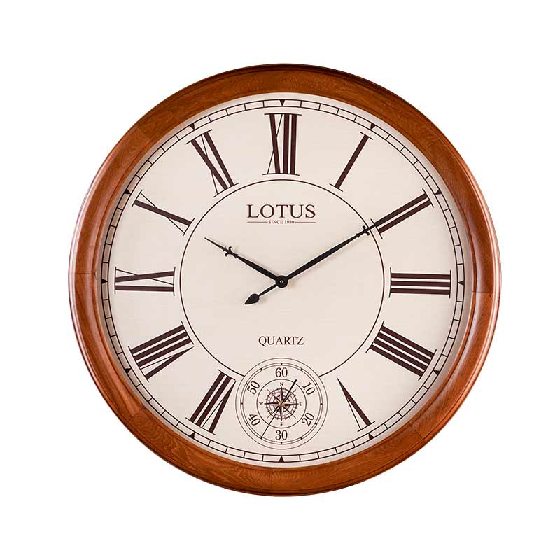 ساعت دیواری لوتوس کد WD-1529 رنگ BROWN