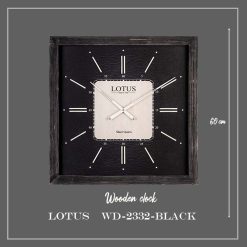 ساعت دیواری WD-2332 رنگ BLACK