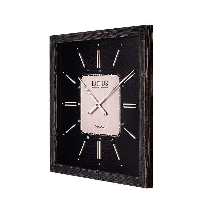 ساعت دیواری لوتوس کد WD-2332 رنگ BLACK