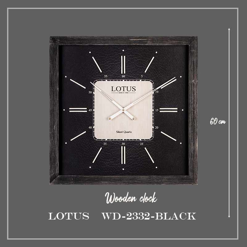 ساعت دیواری WD-2332 رنگ BLACK