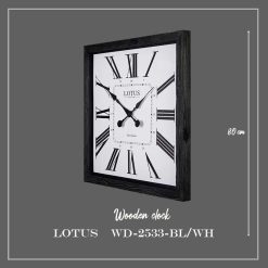 ساعت دیواری WD-2533 رنگ BL/WH