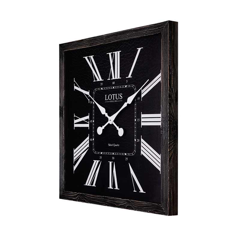 ساعت دیواری لوتوس کد WD-2533 رنگ BLACK