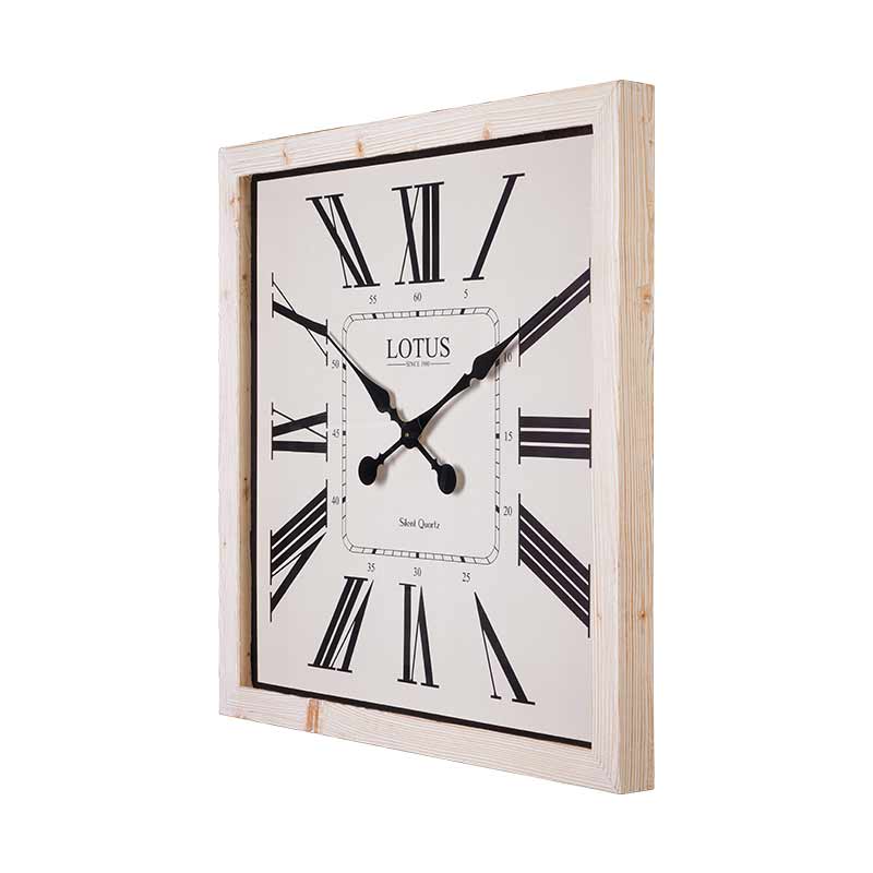 ساعت دیواری لوتوس کد WD-2533 رنگ WHITE