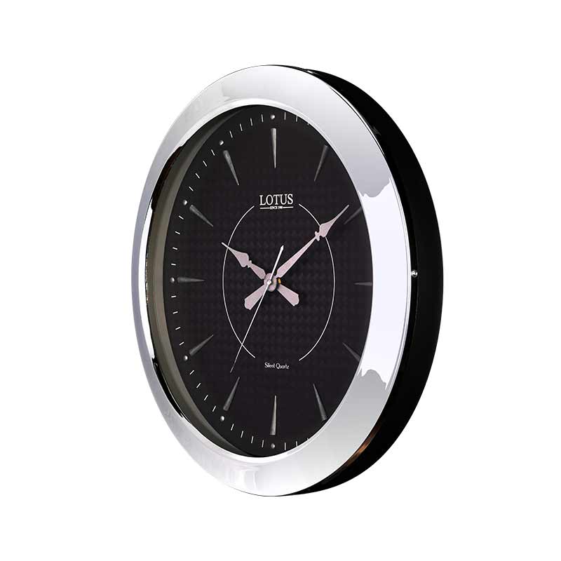 ساعت دیواری لوتوس کد WMT-1225 رنگ SILVER