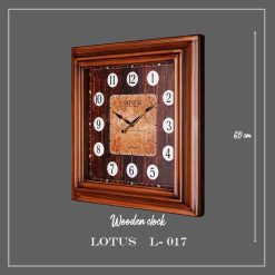 ساعت چوبی لوتوس کد L- 017