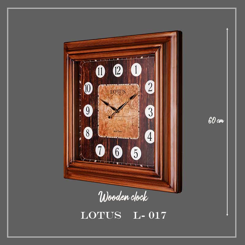 ساعت چوبی لوتوس کد L- 017