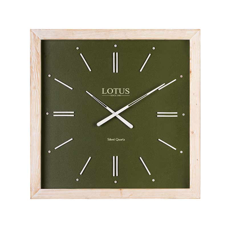 ساعت دیواری لوتوس WD-2332 رنگ WH/GREEN - Image 2