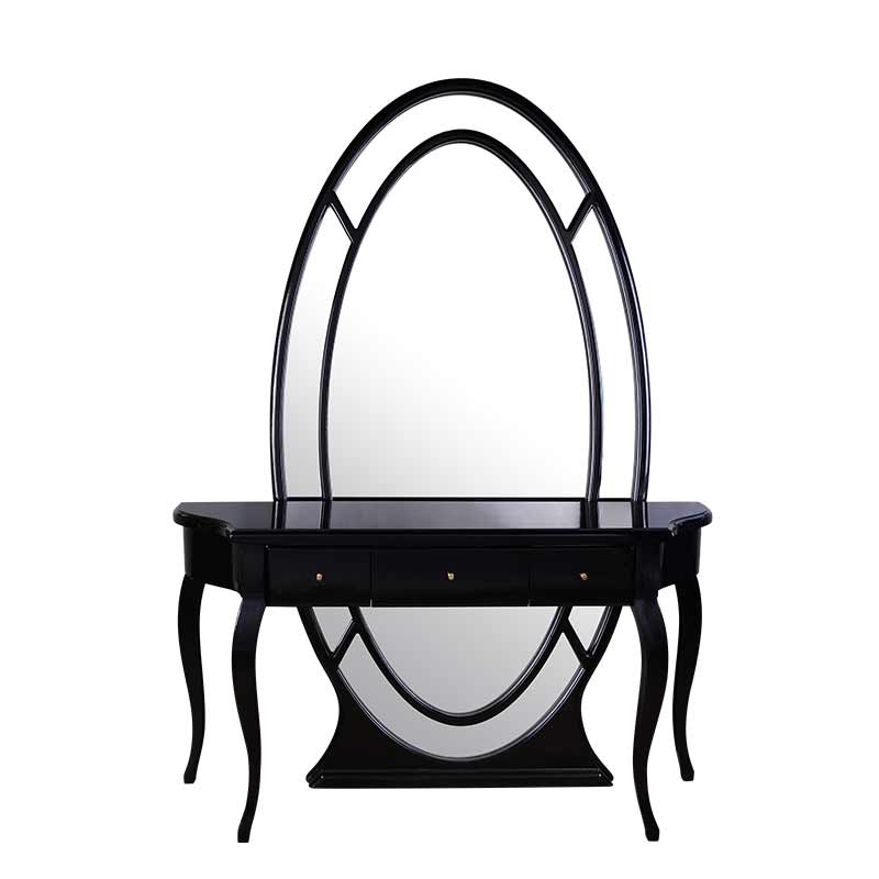 ست آینه و کنسول مدل CM-015 رنگ BLACK