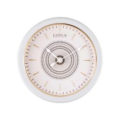 ساعت دیواری لوتوس کد WMT-1320 رنگ WHITE