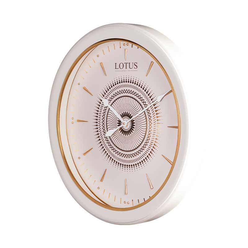 ساعت دیواری لوتوس کد WMT-1320 رنگ WHITE