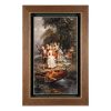 تابلو چوبی کلاسیک The Merry Fishing Party کد FWB-120X80-R2