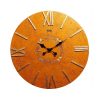 ساعت دیواری چوبی کد WD-1540 رنگ VINTAGE ORANGE