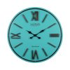 ساعت دیواری چوبی کد WD-1640-BLUE TIFFANY