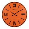 ساعت دیواری چوبی کد WD-1640 رنگ ORANGE