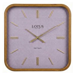 ساعت دیواری چوبی کد WD-2324 رنگ BR/GRAY