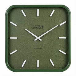 ساعت دیواری چوبی کد WD-2324 رنگ GREEN-B